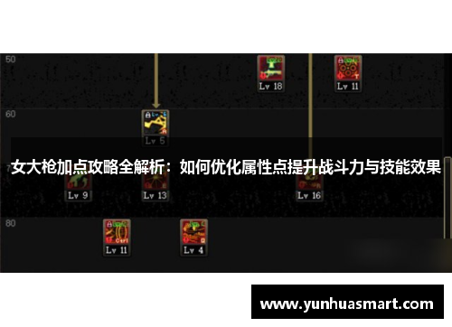 女大枪加点攻略全解析：如何优化属性点提升战斗力与技能效果